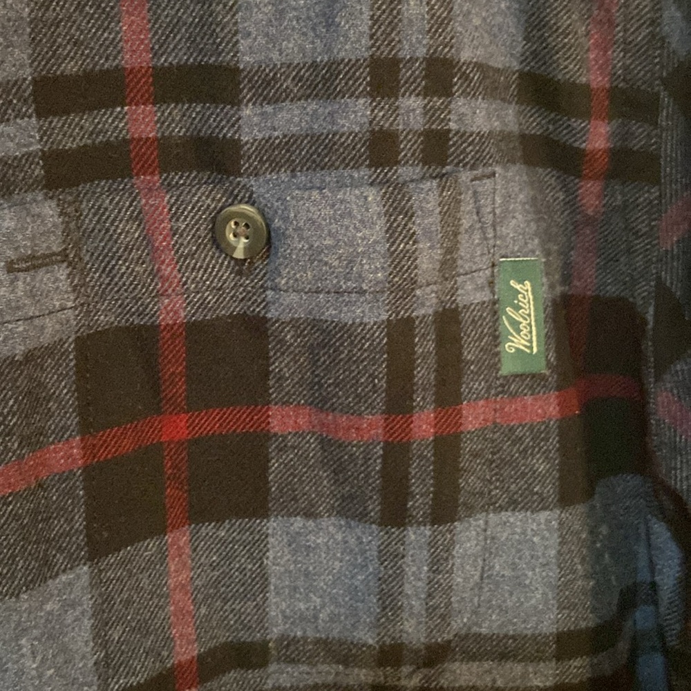 🔥EC🔥Woolrich Cotton Blend Button Up Flannel Shirt. - Picture 3 of 5